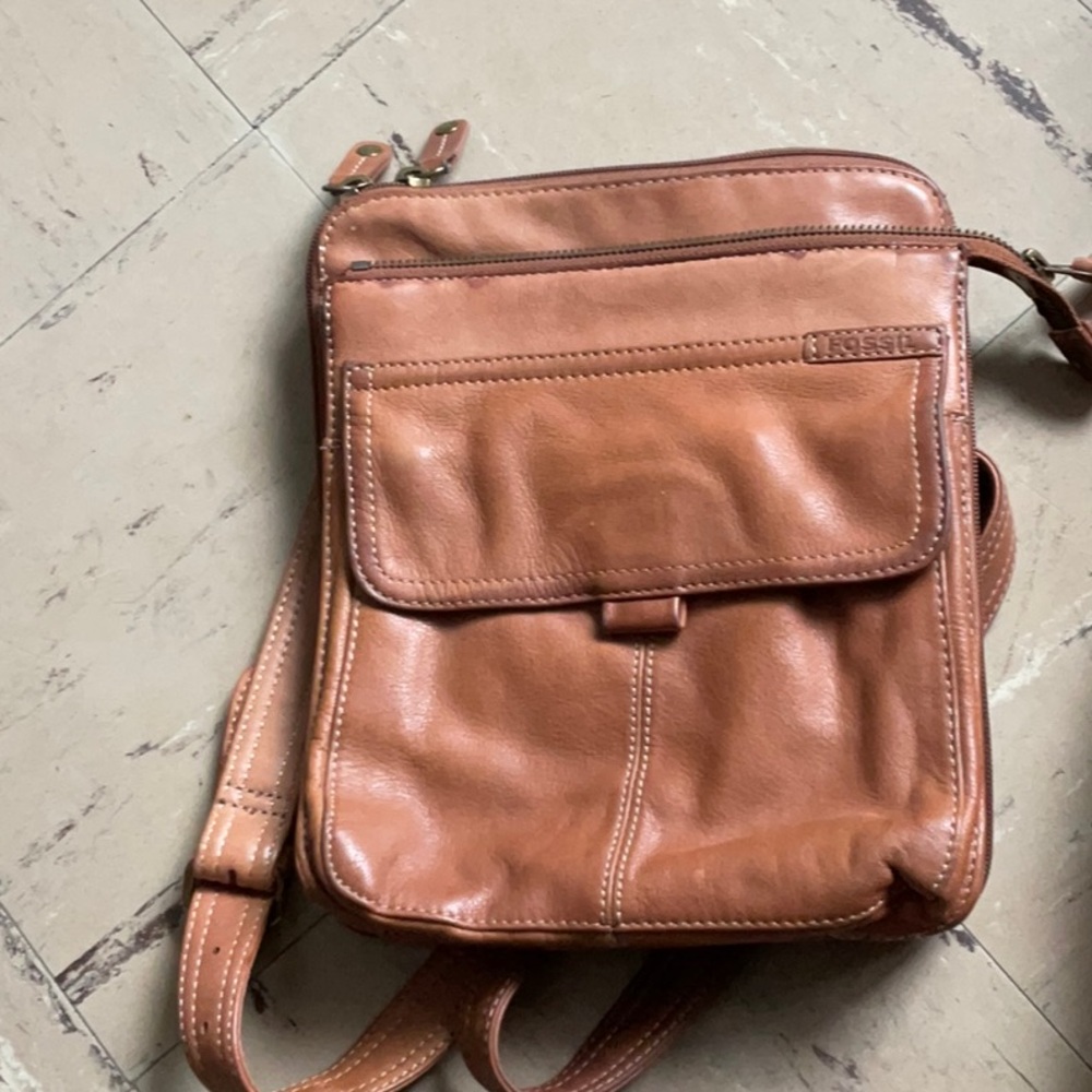 Leather Fossil Crossbody Bag